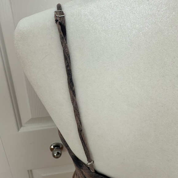 Zara Brown Ruched Crop Camisole - Picture 6 of 10